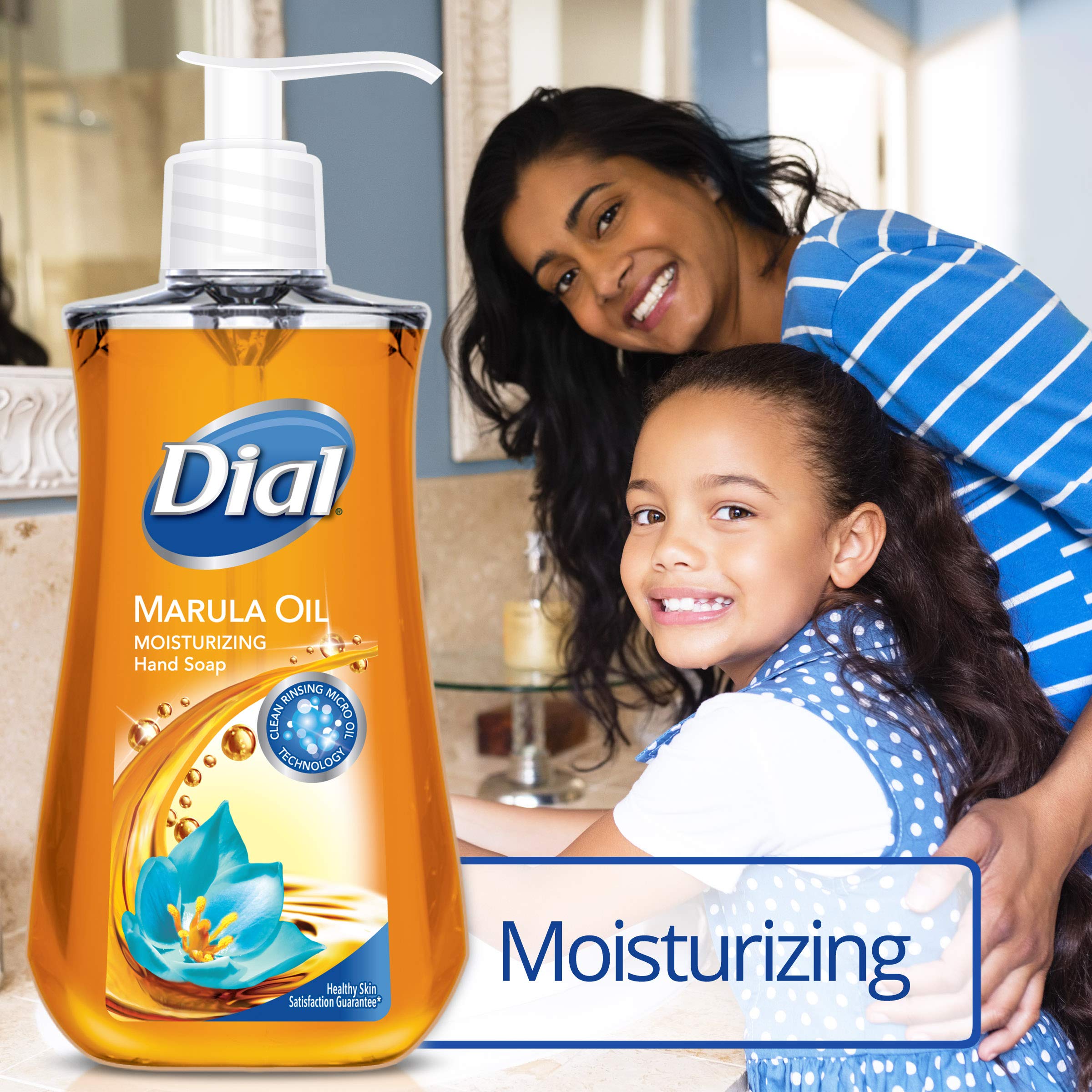 Dial Liquid Hand Soap with Marula Oil – 7.5 fl oz (Pack of 4)