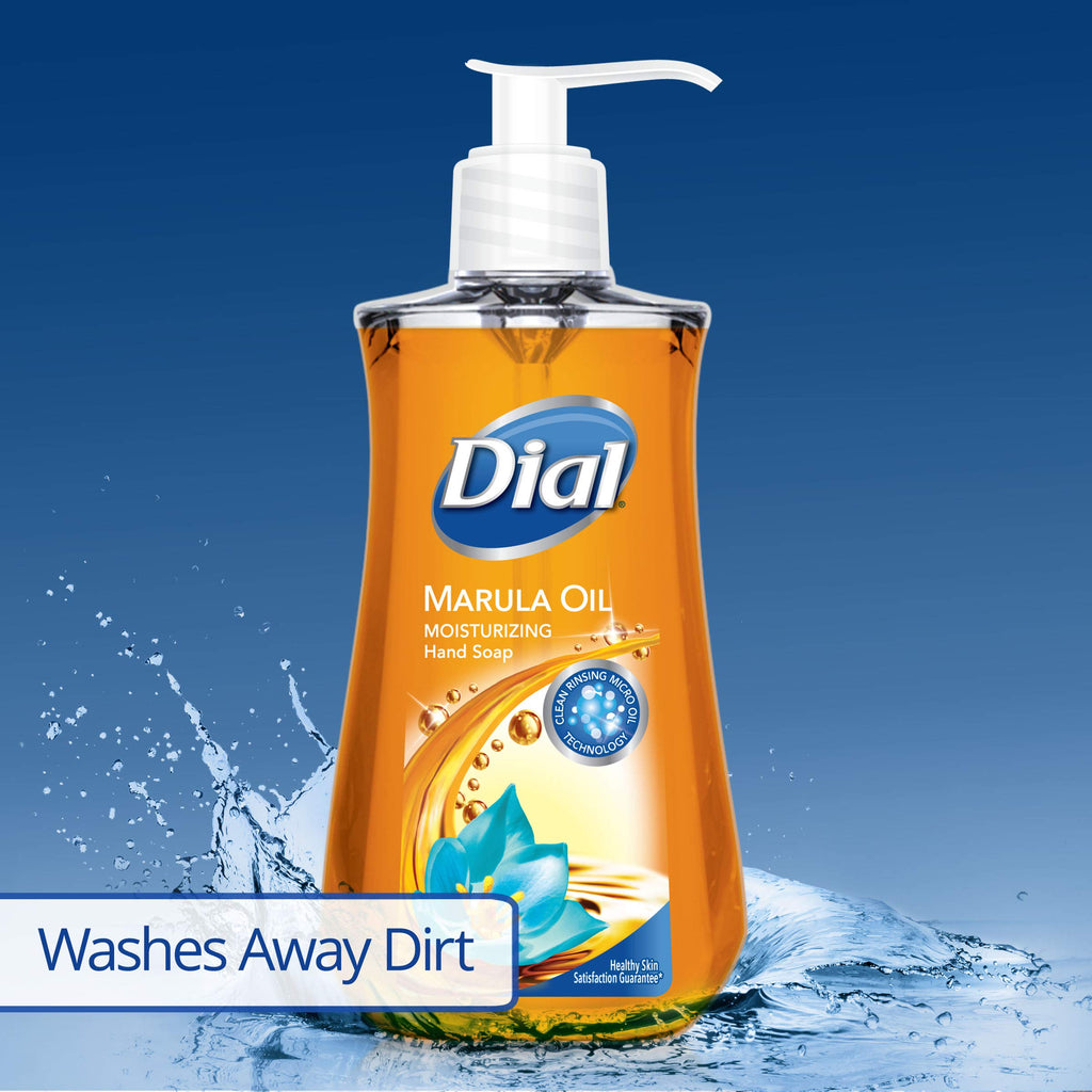Dial Liquid Hand Soap with Marula Oil – 7.5 fl oz (Pack of 4)