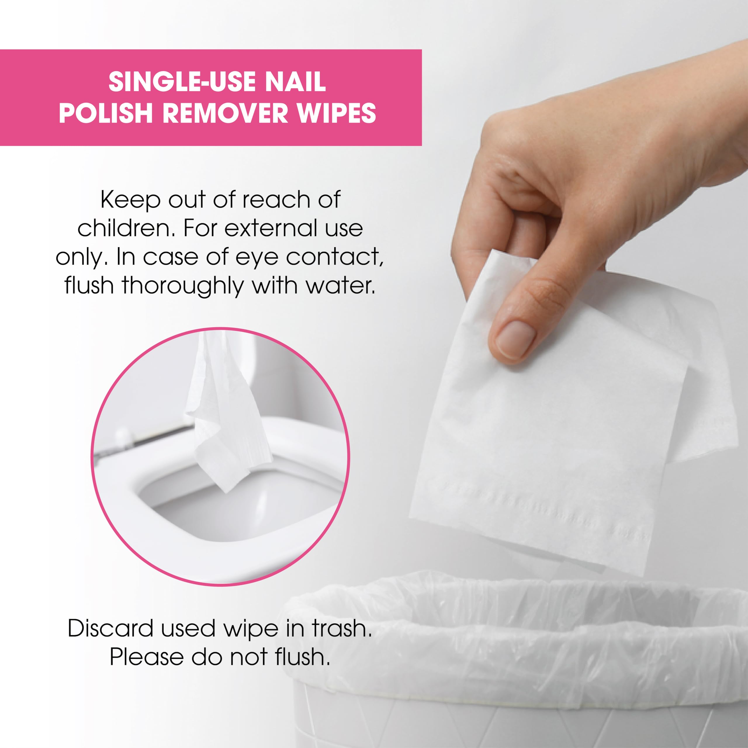 Diamond Wipes Nail Polish Remover Wipes with Aloe Vera – Case of 500