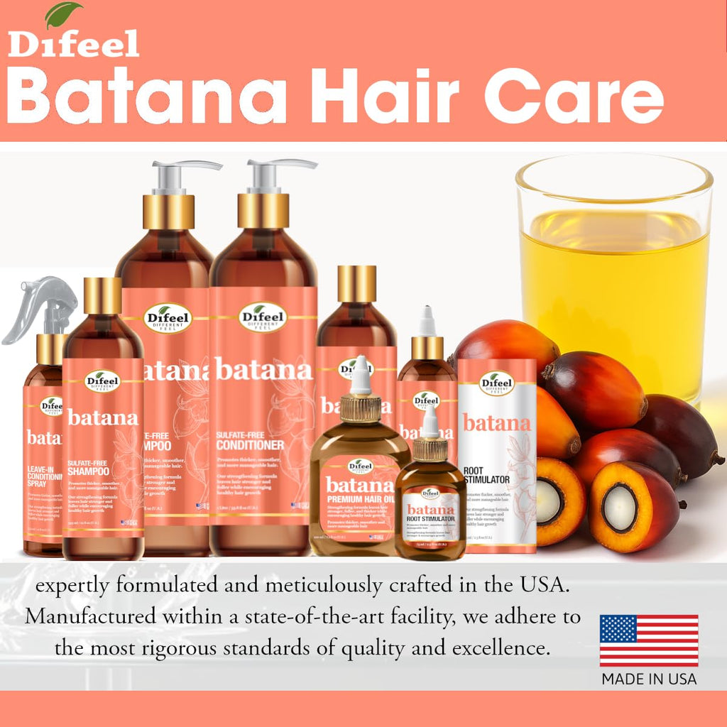 Difeel Batana Conditioner 33.8 oz – Sulfate Free Hydrating Hair Conditioner