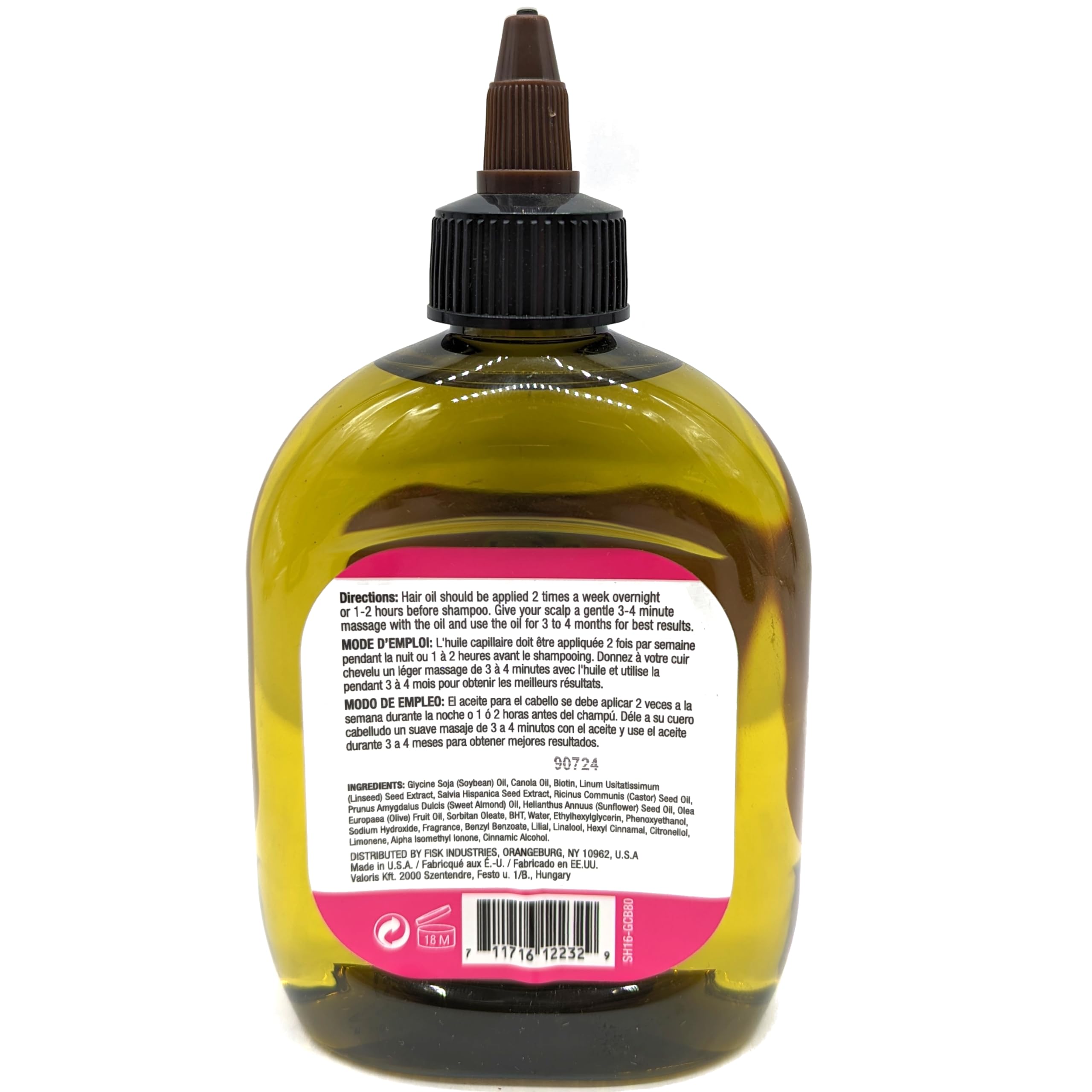 Difeel Biotin Growth & Curl Premium Hair Oil – 7.1 oz Deluxe 2-Pack Gift Set