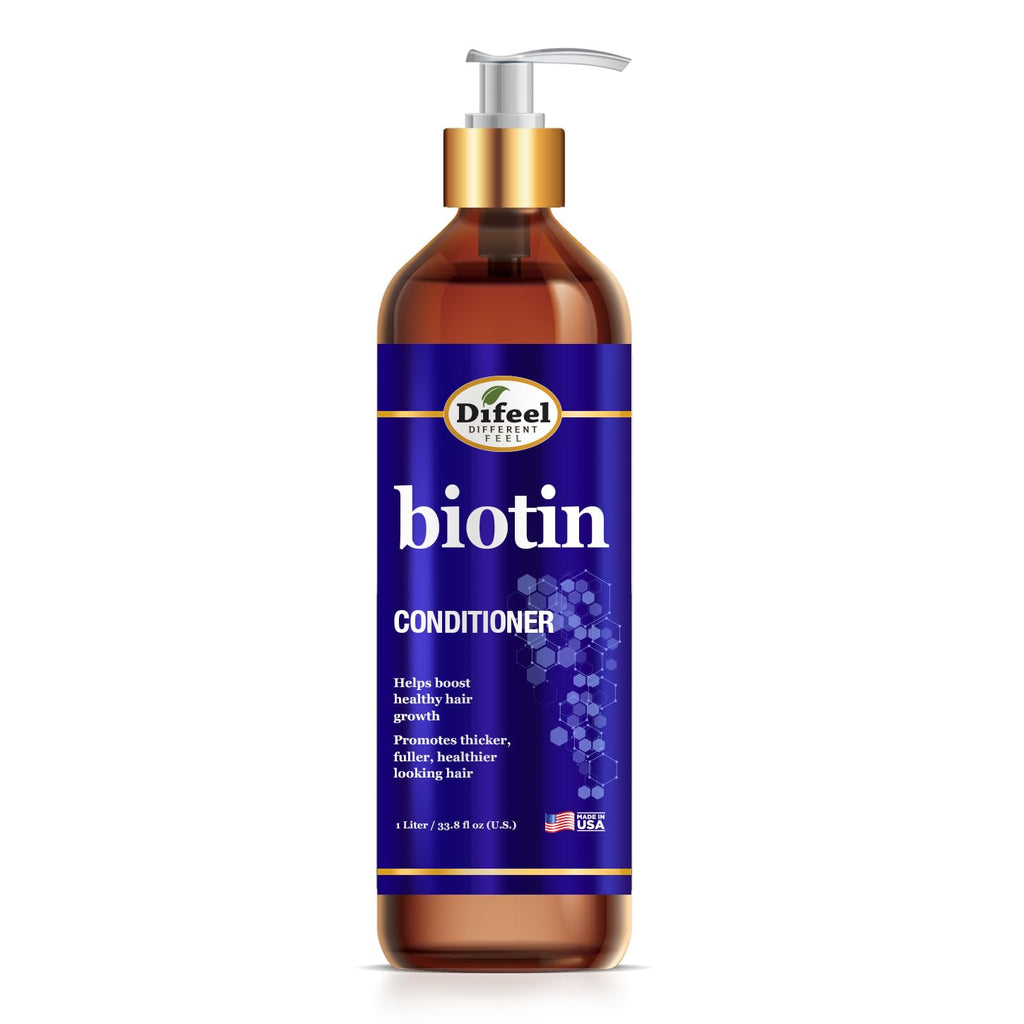 Difeel Elevated Biotin Conditioner for Hair Growth - 33.8 oz | Paraben Free & Color Safe