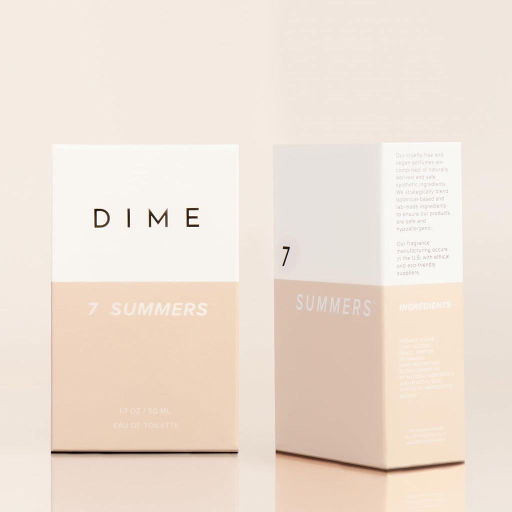 DIME Beauty 7 Summers Perfume for Women — Sweet Floral EDT, 1.7 oz, Hypoallergenic