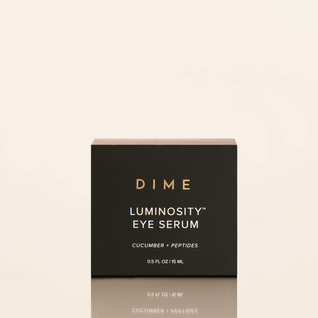 DIME Beauty Luminosity Eye Serum – Brighten, Depuff & Refresh Under-Eyes (0.5 oz / 15 mL)