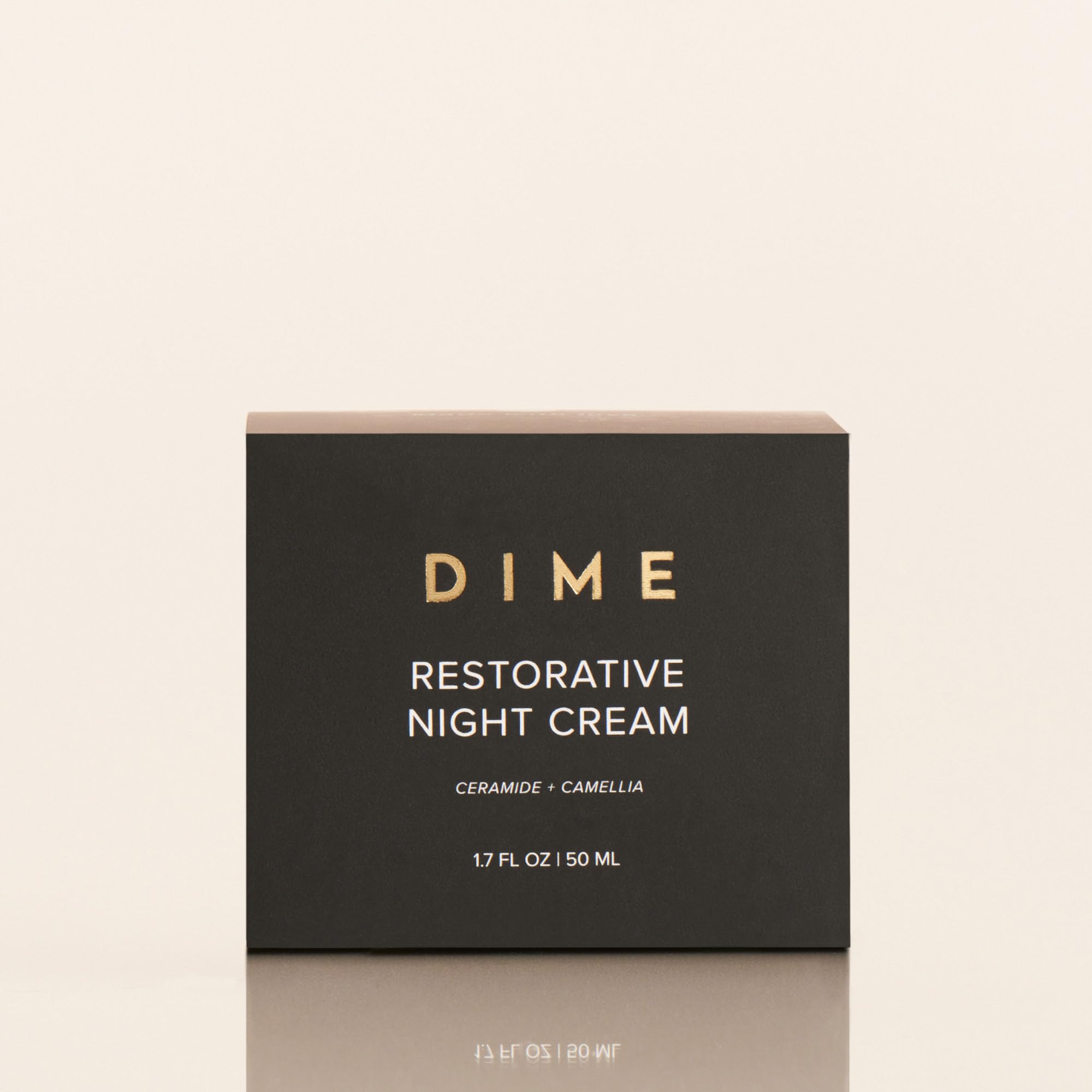 DIME Beauty Restorative Night Cream | Ceramides & Sea Buckthorn | 1.7 oz / 50 ml in Pump