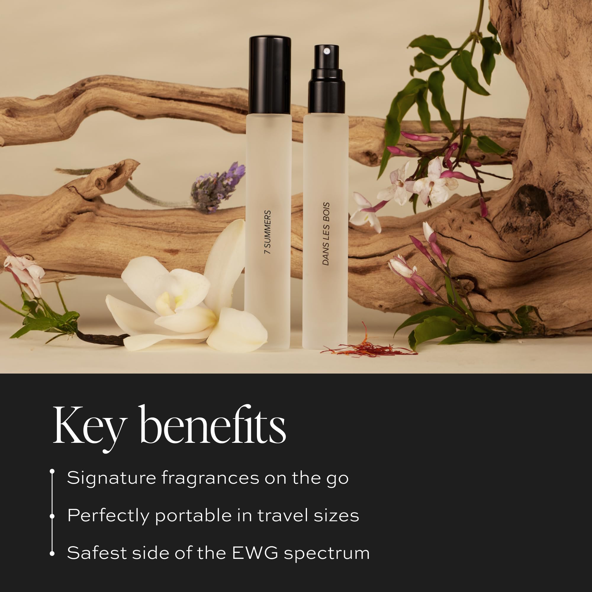 DIME Beauty Signature Fragrance Duo Set – 7 Summers & Dans Les Bois (10 ml each) | Travel Size