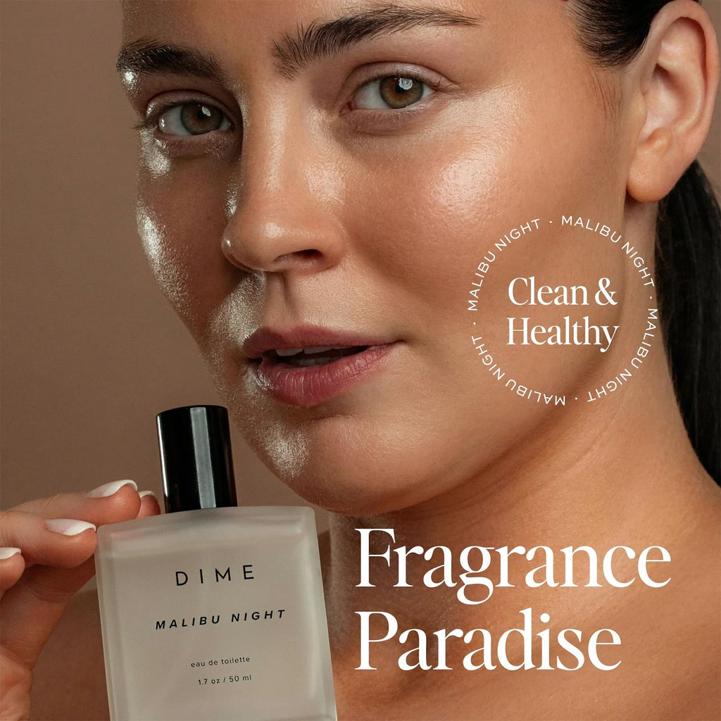 DIME Malibu Night Perfume – Light Floral Musk, Hypoallergenic Eau de Toilette for Women