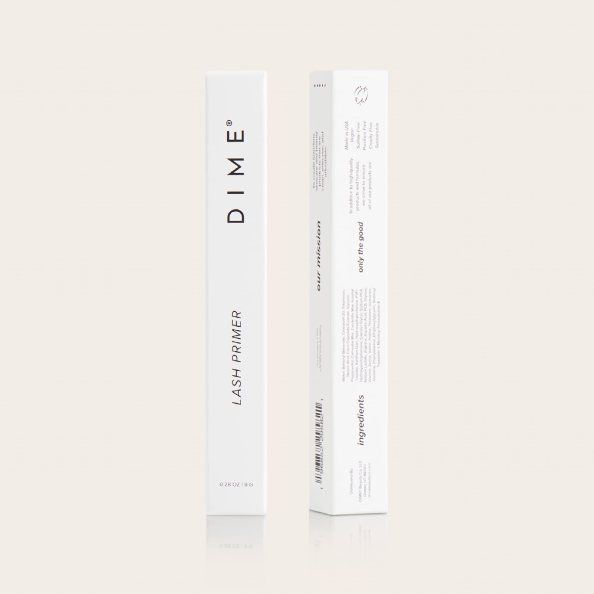 DIME Lash Primer – White Base for Volume, Length & Growth (8 g)
