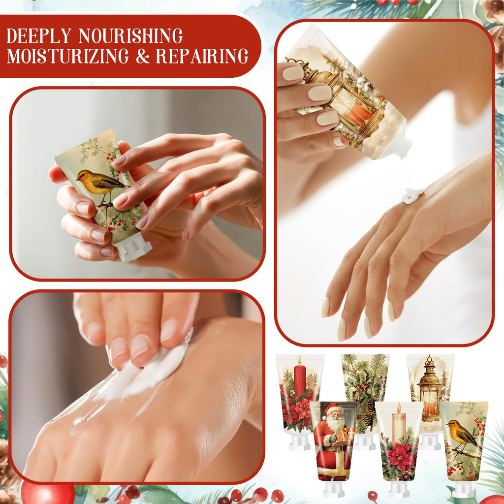 Dimsile 36-Piece Christmas Hand Cream Gift Set — Travel-Size Moisturizers
