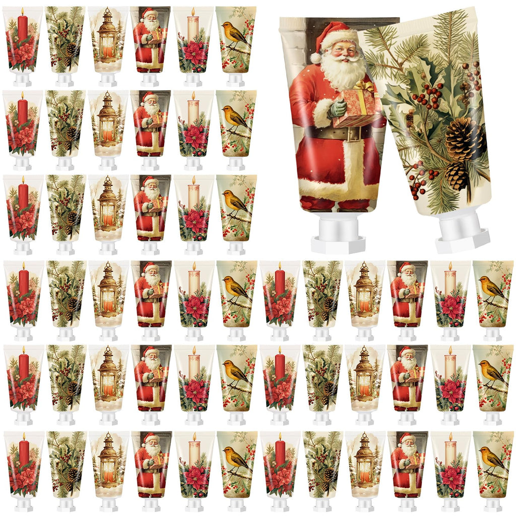 Dimsile 48-Piece Christmas Hand Cream Gift Set – 6 Fragrances, Travel-Size Moisturizers