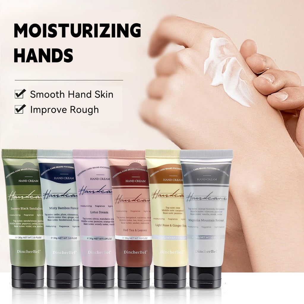 DincherBel 100-Pack Misty Bamboo Forest Hand Cream – Travel Size 1 oz