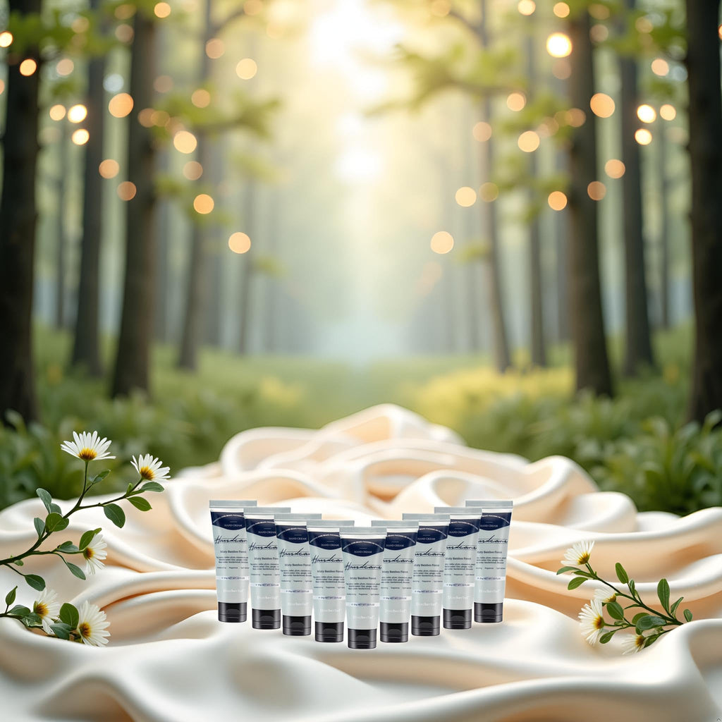 DincherBel 100-Pack Misty Bamboo Forest Hand Cream – Travel Size 1 oz