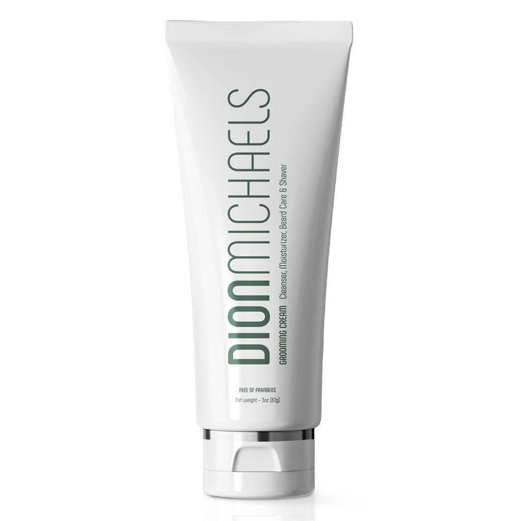 Dion Michaels 4-in-1 Grooming Cream for Men – Shave, Facial Cleanse, Beard Care & Moisturizer