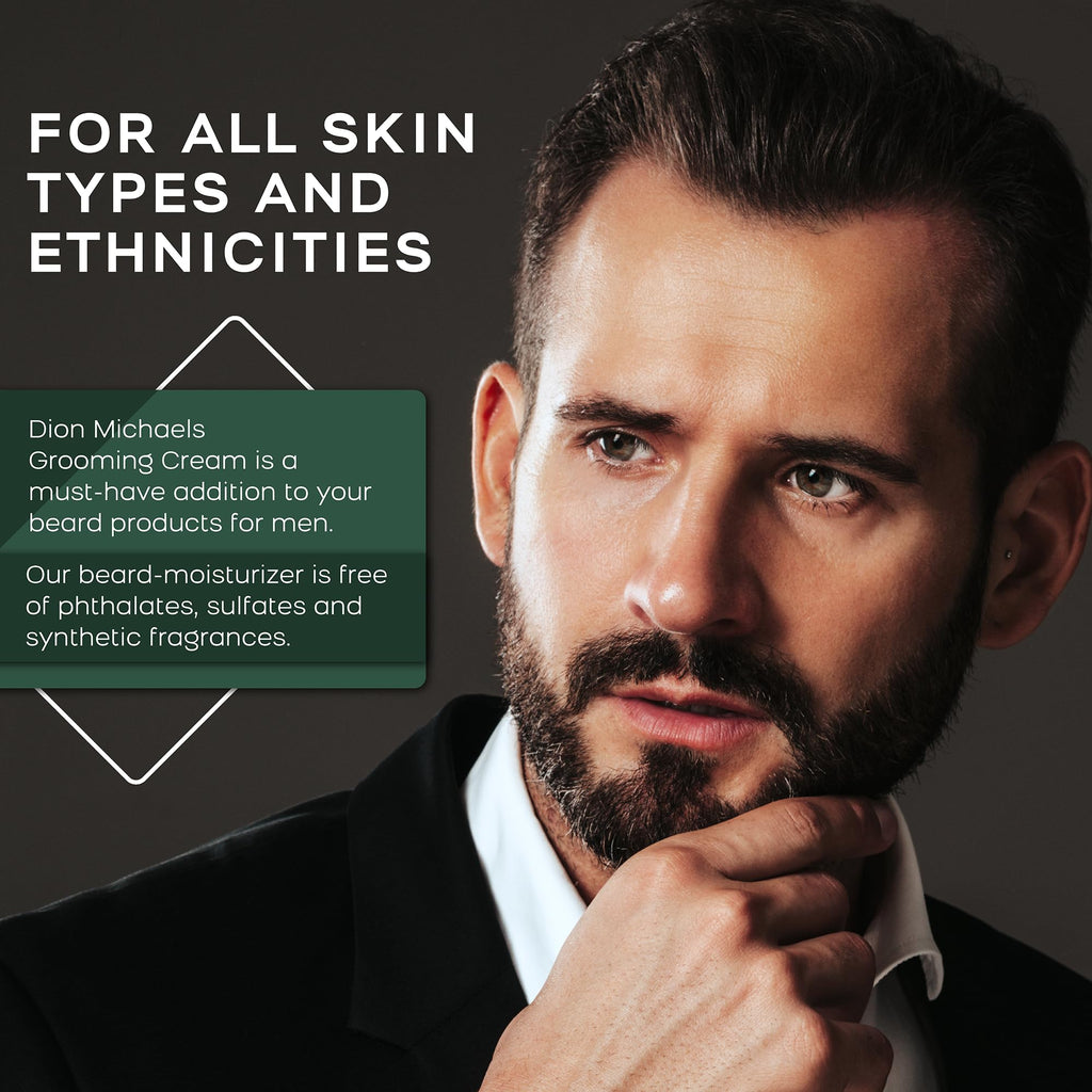 Dion Michaels 2-Pack Shaving Cream Set for Men – 4-in-1 Grooming Cream & 2-in-1 Aftershave Balm