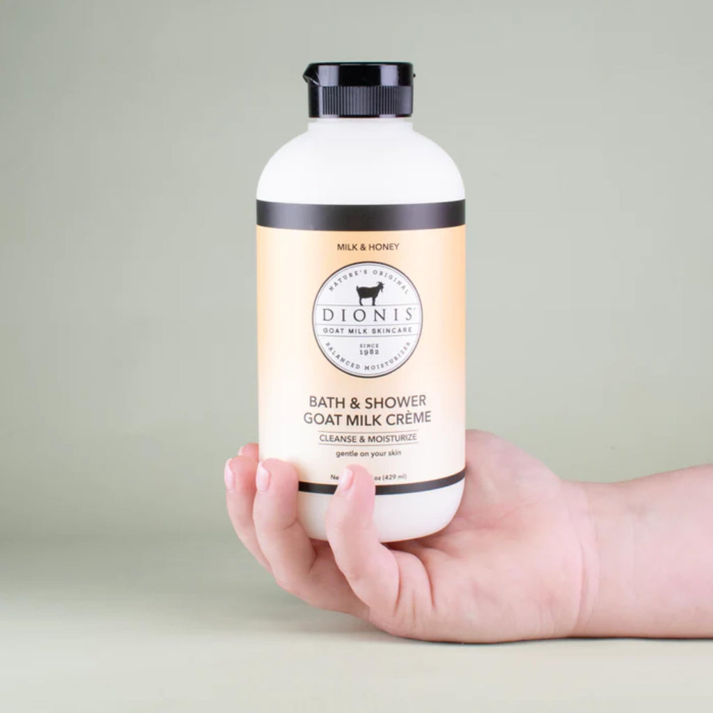 Dionis Goat Milk Bath Soap & Milk & Honey Shower Creme – 14.5oz (Pack of 1)