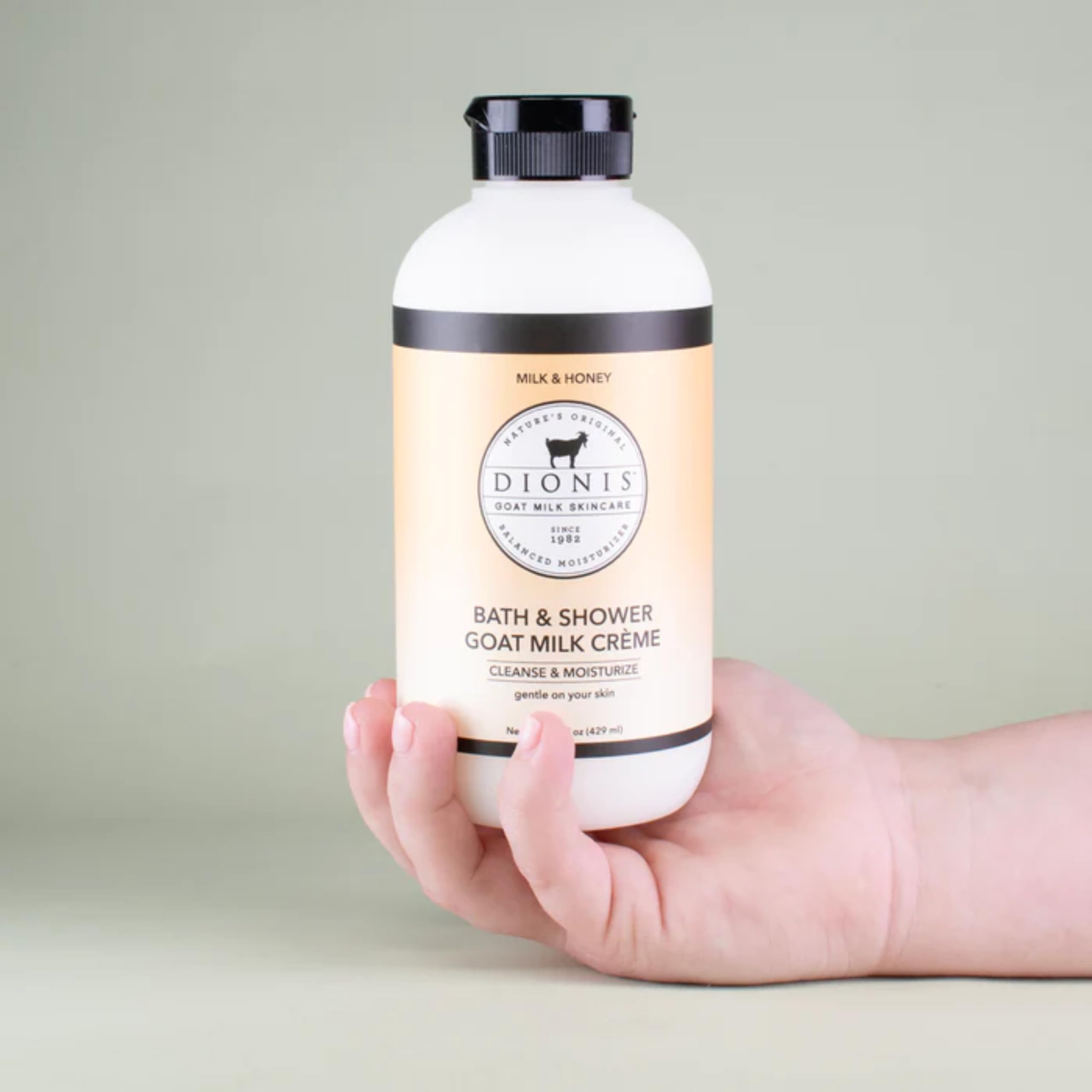 Dionis Goat Milk Bath Soap & Milk & Honey Shower Creme – 14.5oz (Pack of 1)
