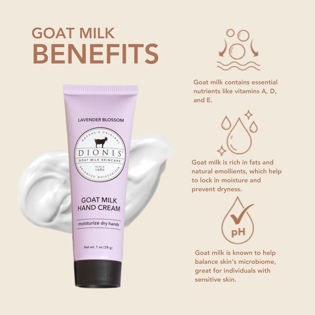 Dionis Goat Milk Hand Cream Lavender Blossom — 6 Pack