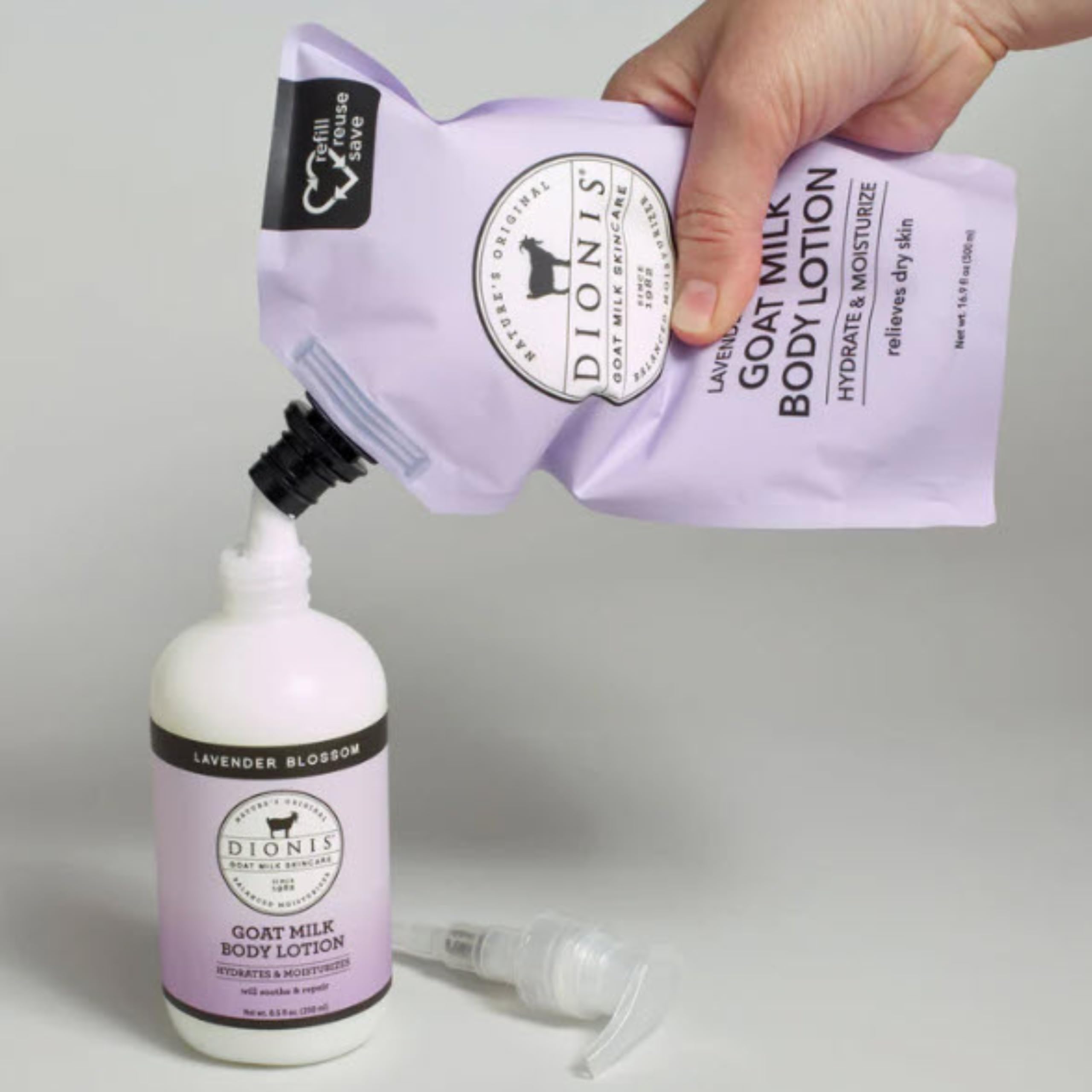 Dionis Goat Milk Lotion Lavender Blossom Gift Set — Hydrating, Cruelty-Free, Dermatologist Tested