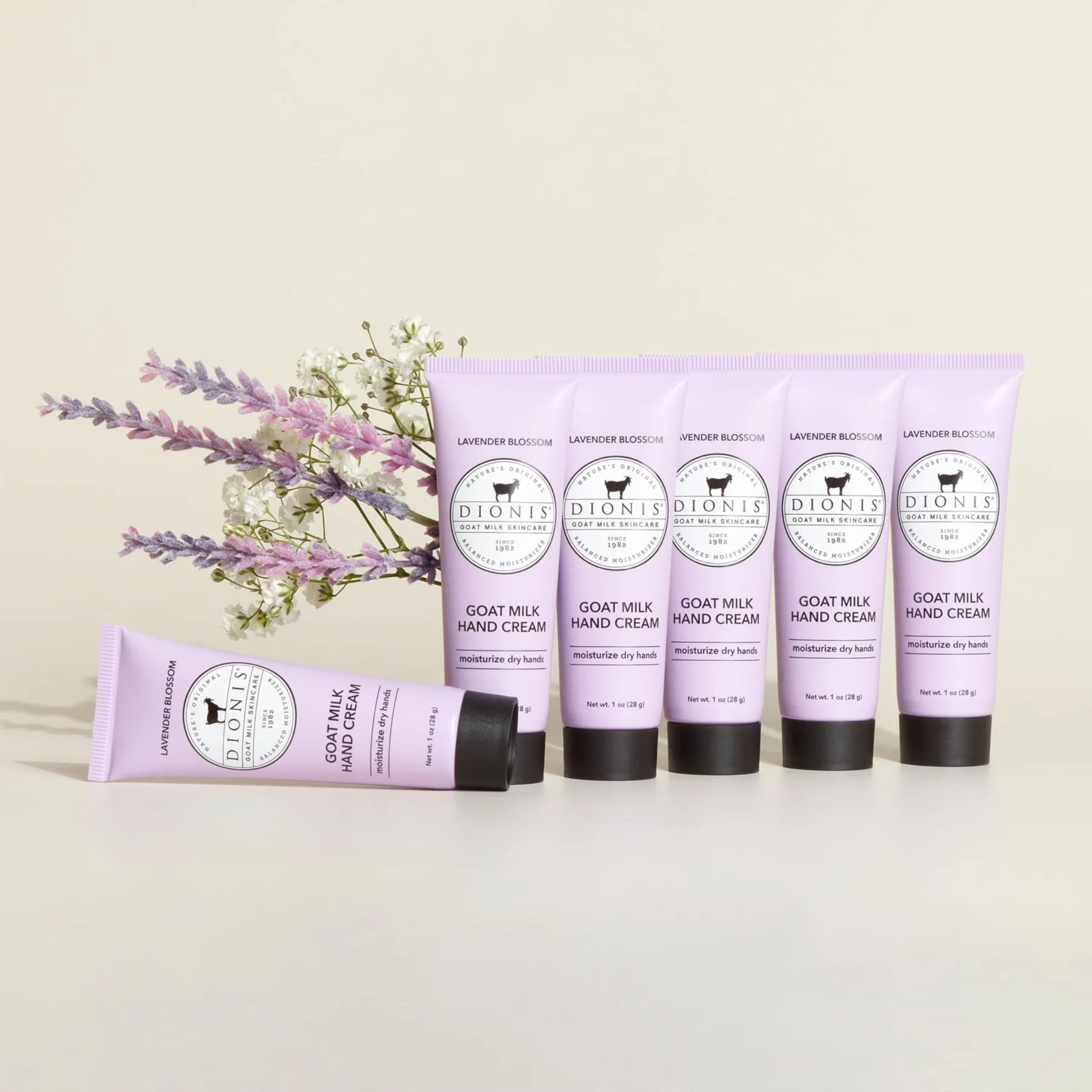 Dionis Goat Milk Hand Cream Lavender Blossom — 6 Pack