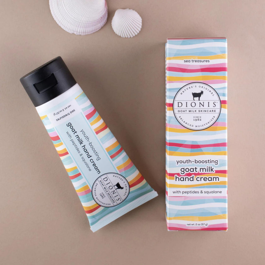 Dionis Sea Treasures Hand Cream 2oz – Goat Milk, Peptides & Squalane