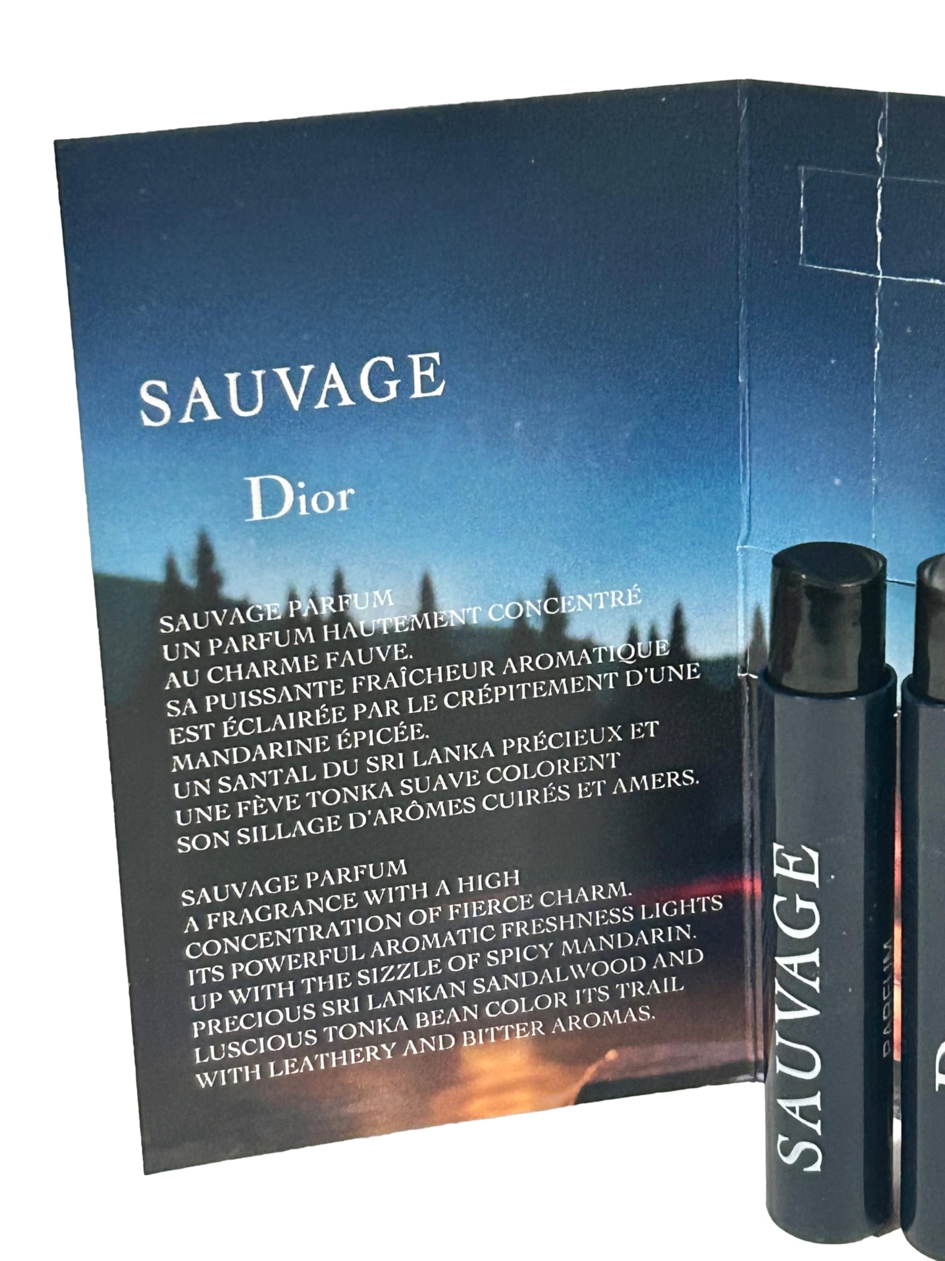 Dior Sauvage Men Sample Perfume Parfum Vials – 3 x 1ml (0.03 oz)