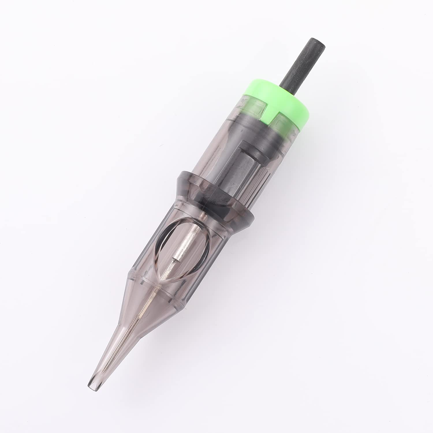 DISCOVER DEVICE 20pcs Disposable Tattoo Needle Cartridges – Round Shader with Membrane Safety (1209RS)