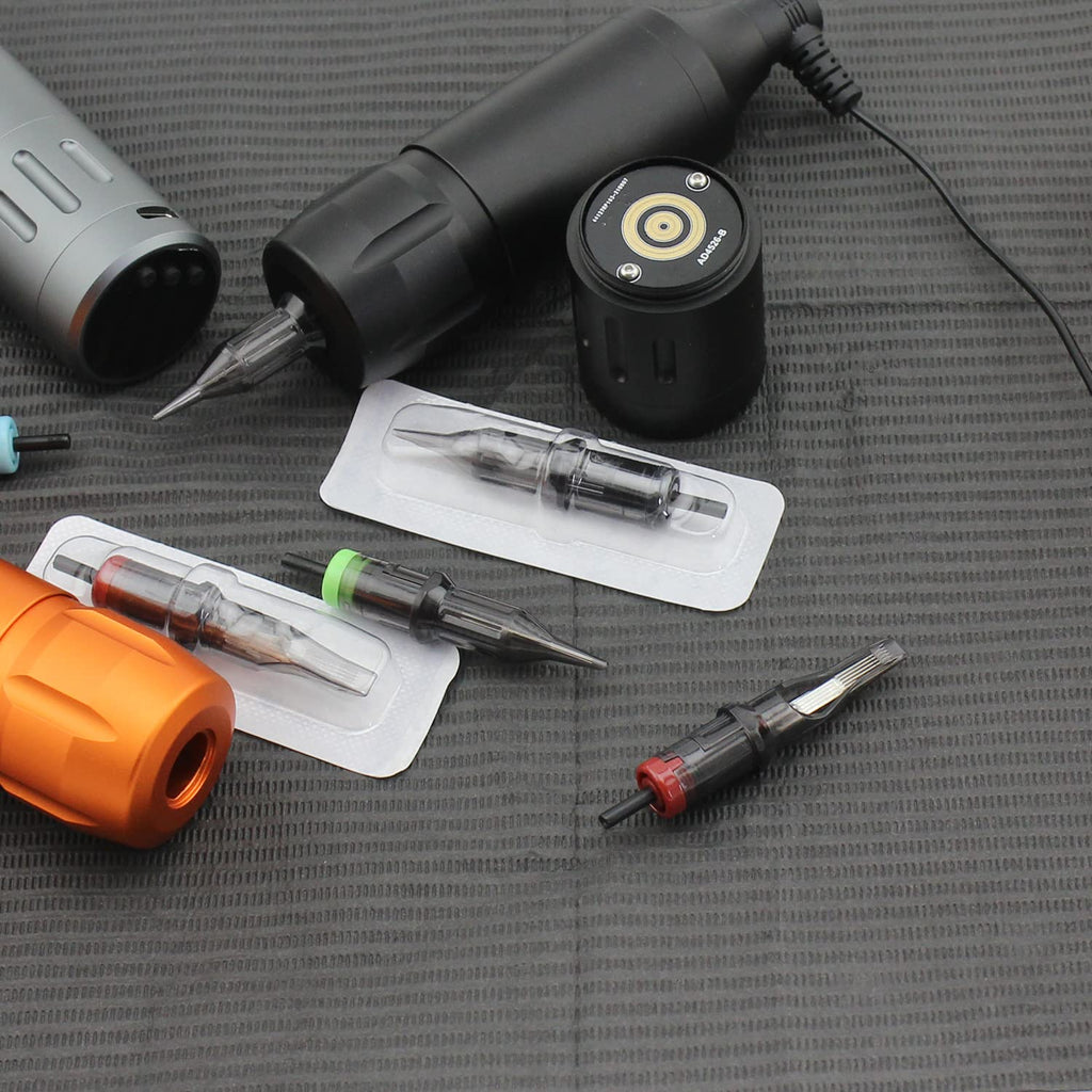 DISCOVER DEVICE Tattoo Needle Cartridges – 20pcs Disposable with Safety Membrane (1213M1-20PCS)
