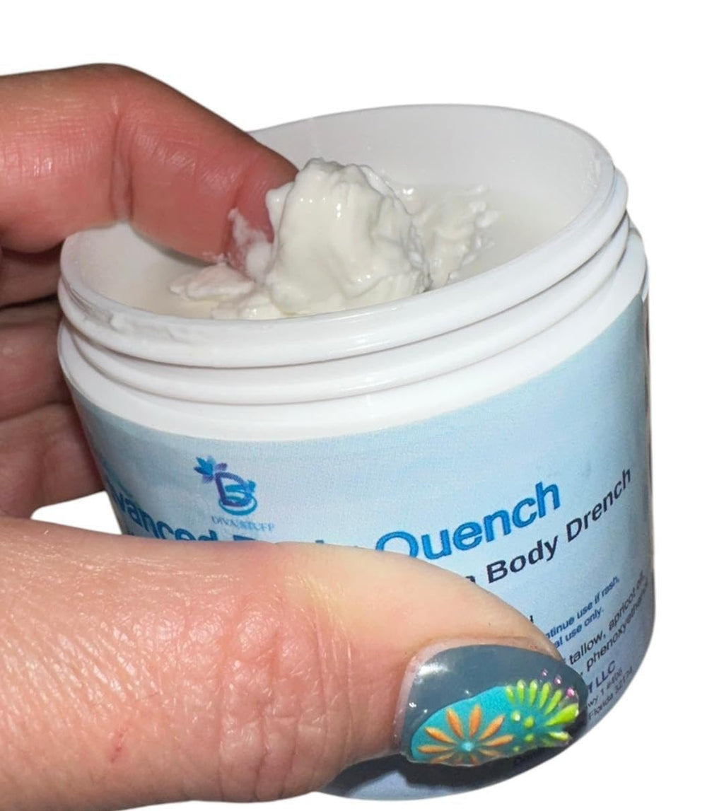 Diva Stuff Advanced Body Quench – Mermaid at Midnight Scent, Hyaluronic Acid & Beef Tallow, 4 oz