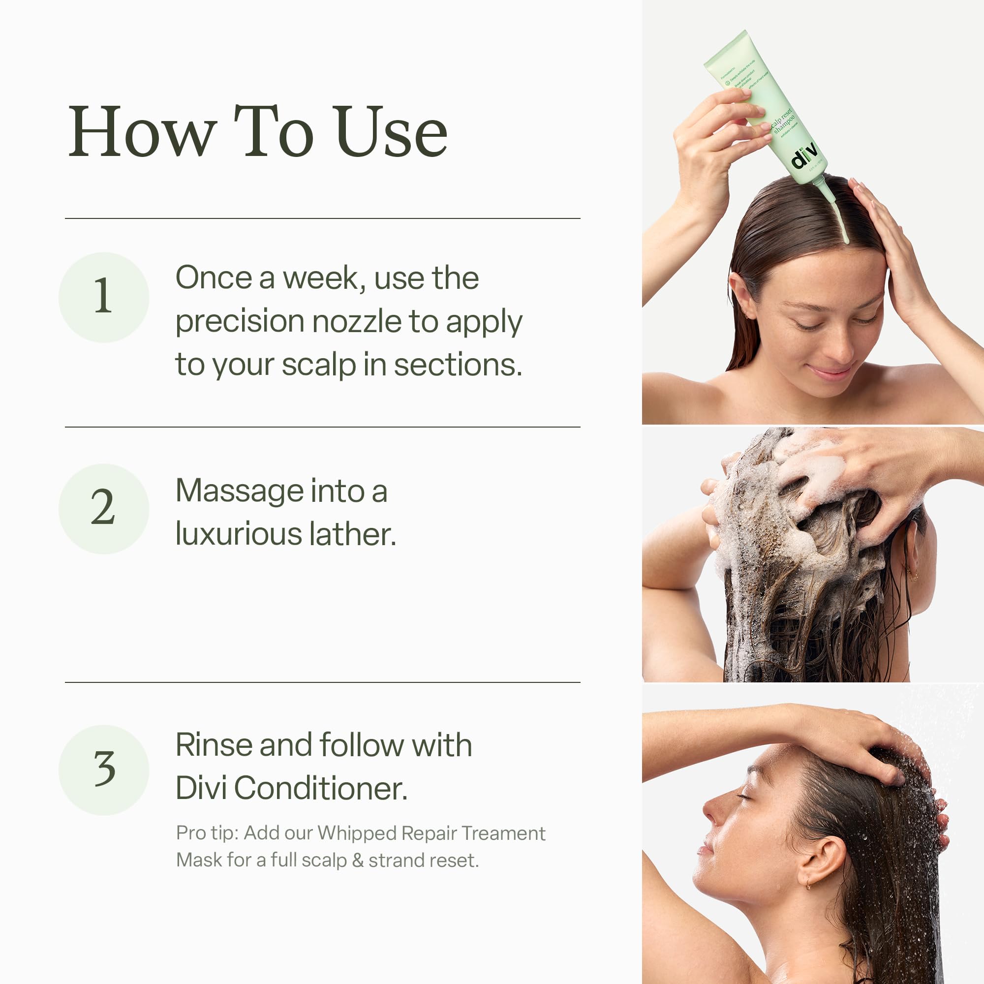 Divi Clarifying Scalp Reset Shampoo | Weekly Deep Cleansing for Buildup & Hard Water