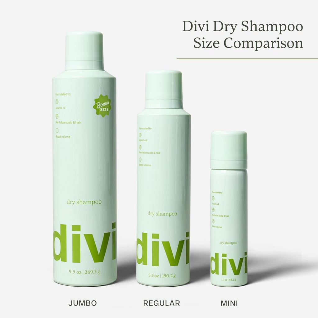 Divi Dry Shampoo Spray – Absorbs Oil, Refreshes Scalp