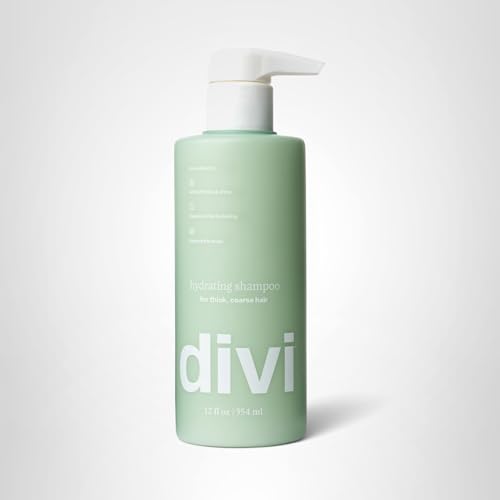 Divi Hydrating Shampoo – Gentle Cleanse, Hydration & Strength for All Hair Types | 12 oz | Vegan & Cruelty-Free