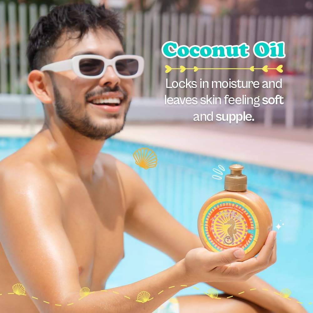 D'Luchi Body Butter: Coconut Oil & Vitamin E, 10 oz (Cruelty-Free)