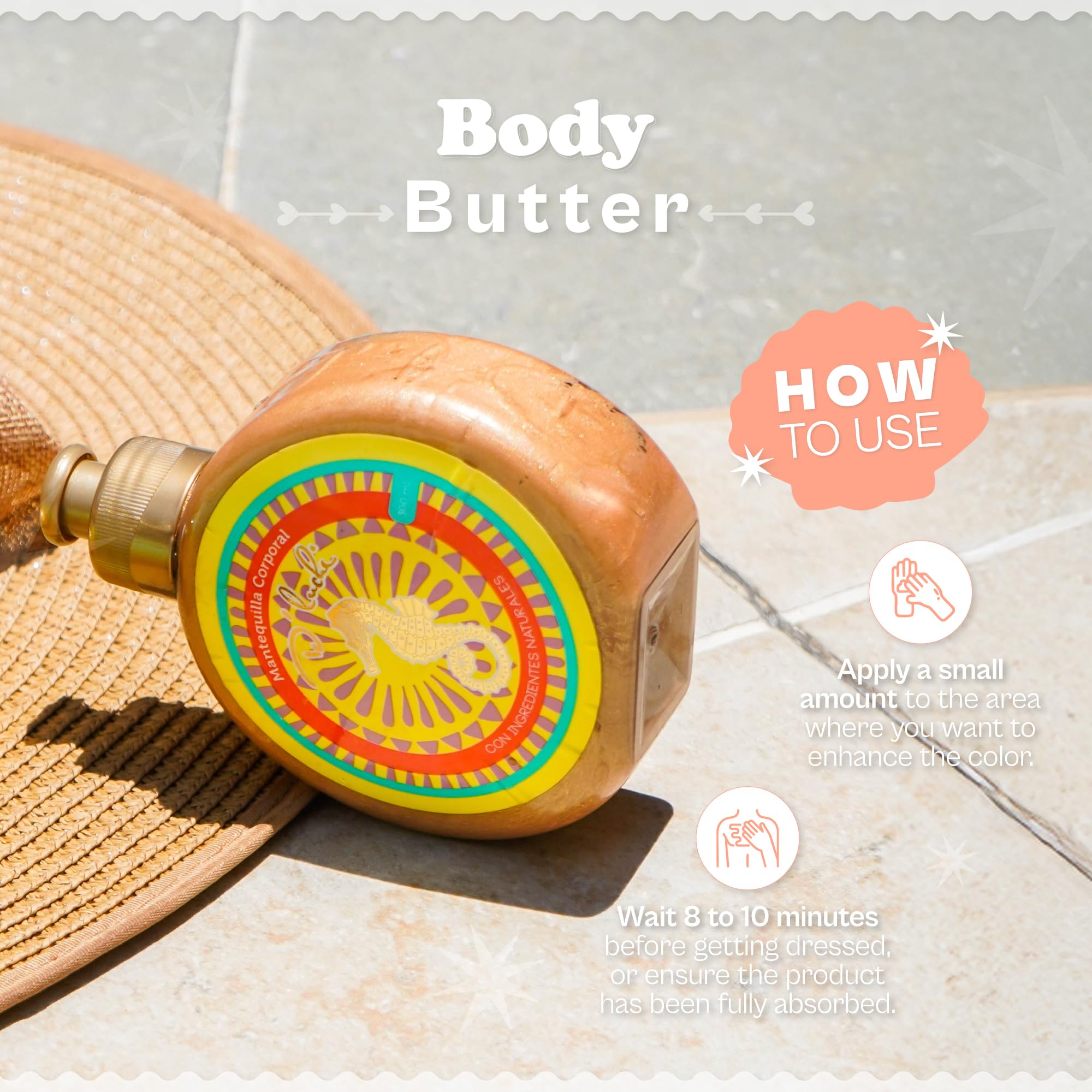 D'Luchi Body Butter: Coconut Oil & Vitamin E, 10 oz (Cruelty-Free)