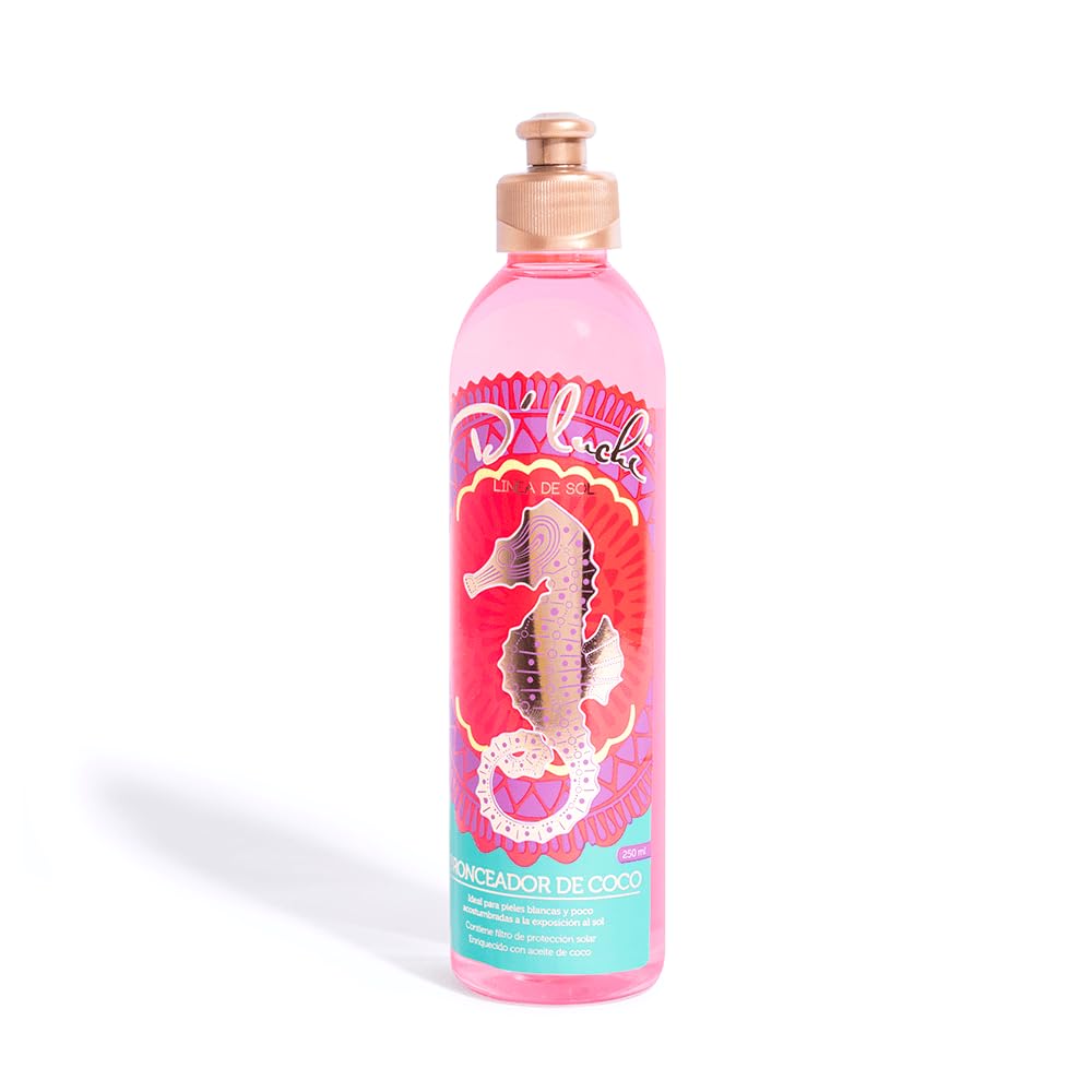 D'Luchi Tanning Oil with Coconut Oil, Collagen & Vitamin E – SPF 4, Moisturizing, Hypoallergenic 8.45 oz