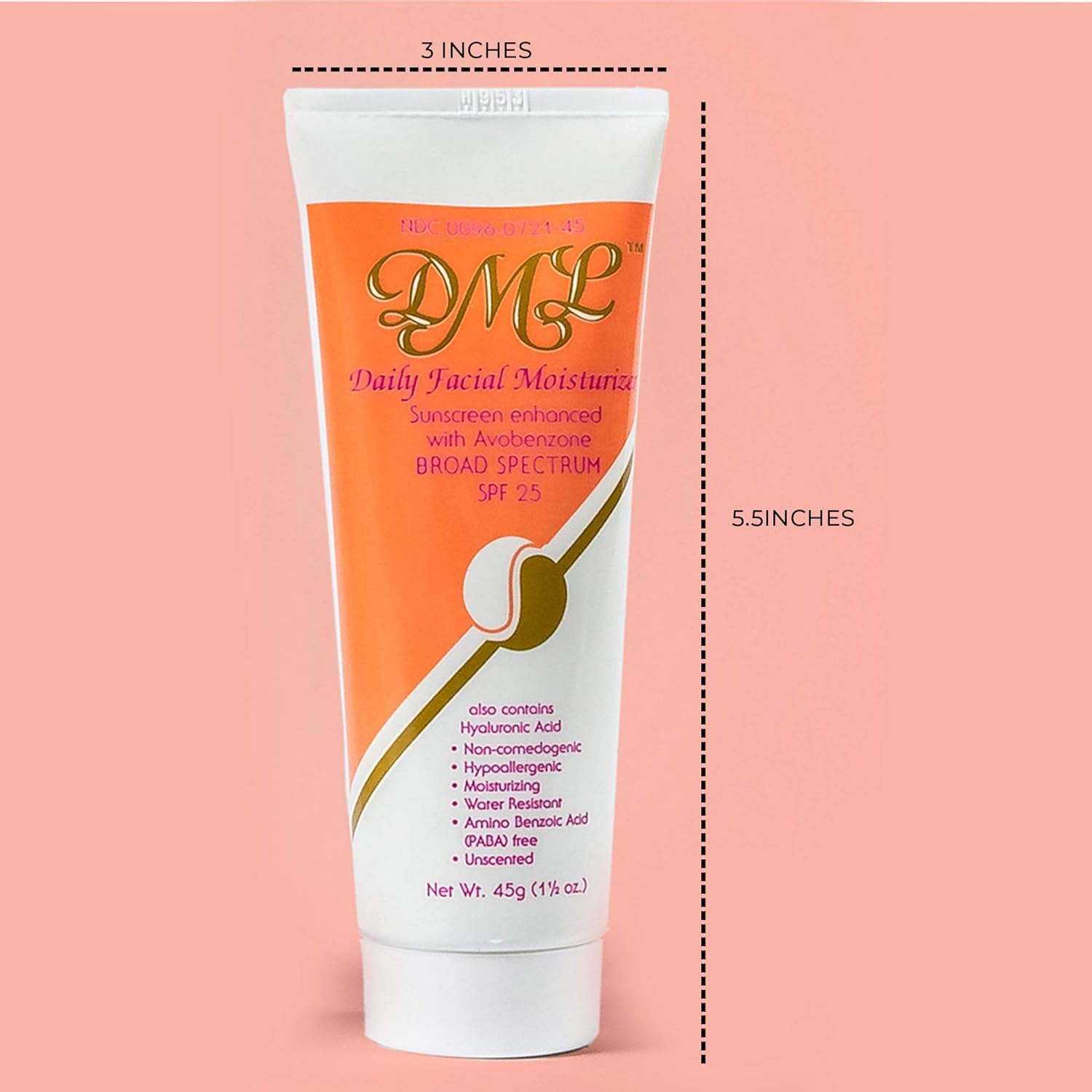 DML Facial Moisturizer SPF 25 – 1.5 oz (Pack of 2)