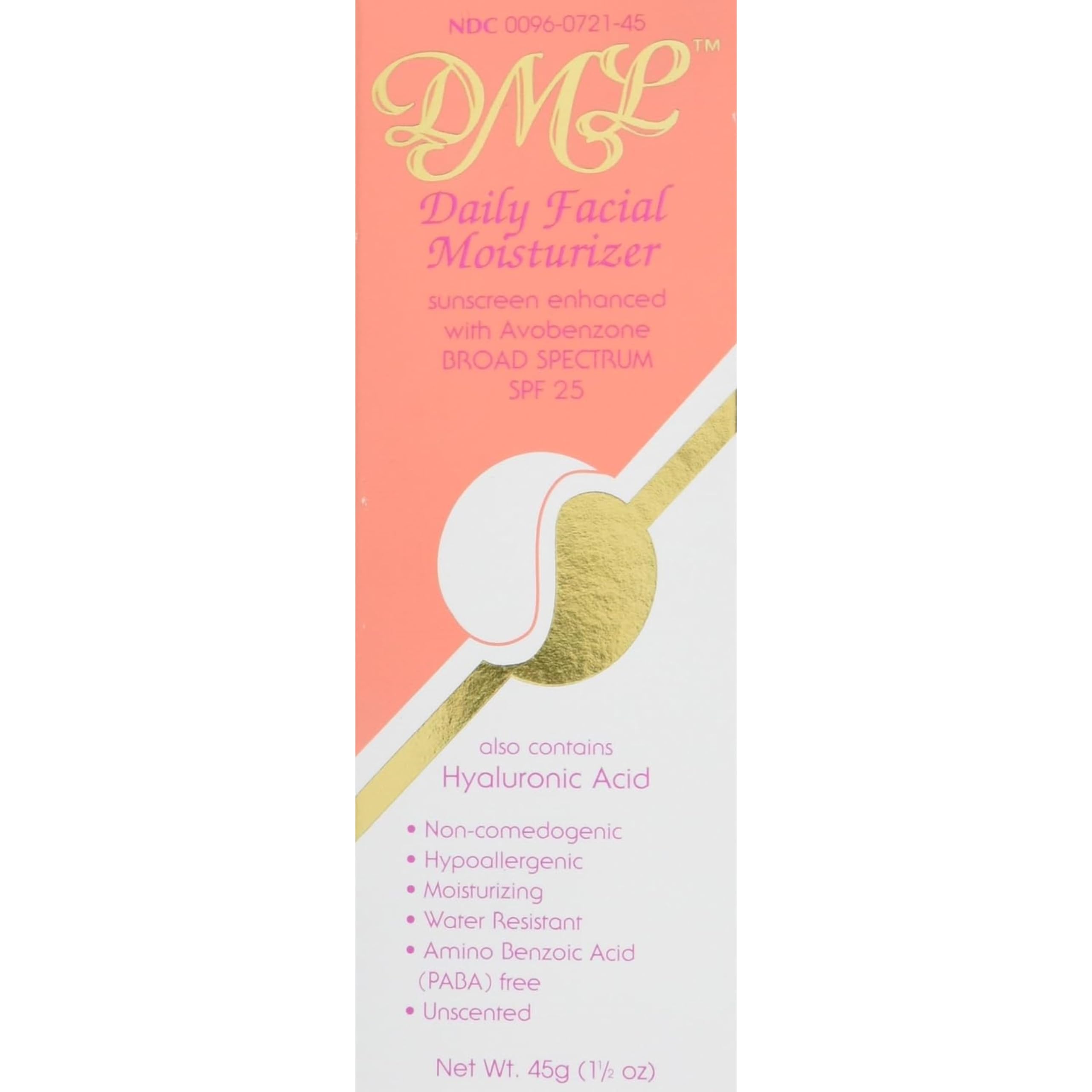 DML Facial Moisturizer SPF 25 – 1.5 oz (Pack of 2)