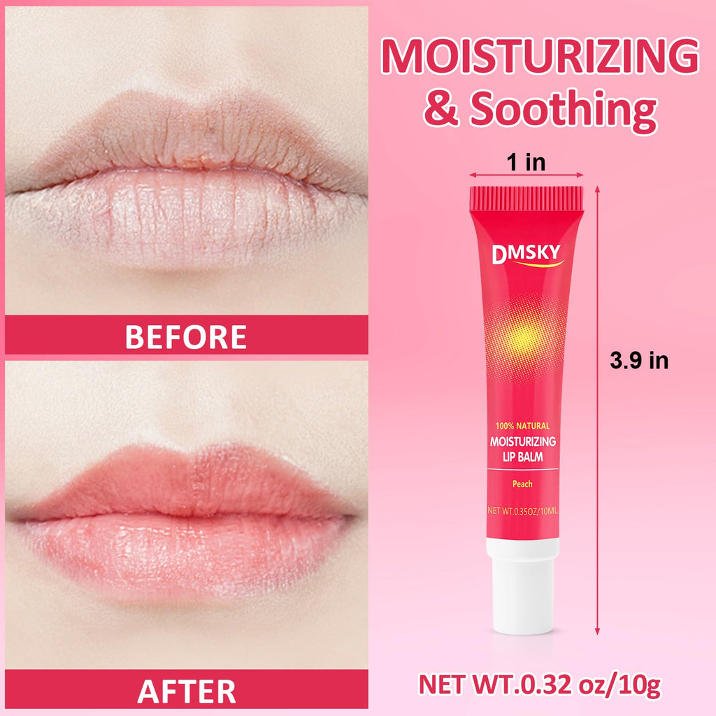 Dmsky 24 Pack Lip Gloss Bulk – Clear Hydration with Shea Butter & 12 Flavors