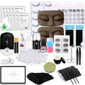 DNSGOOR Lash Extension Kit — Beginner Training with Mannequin Head, USB Fan, and Full Supplies