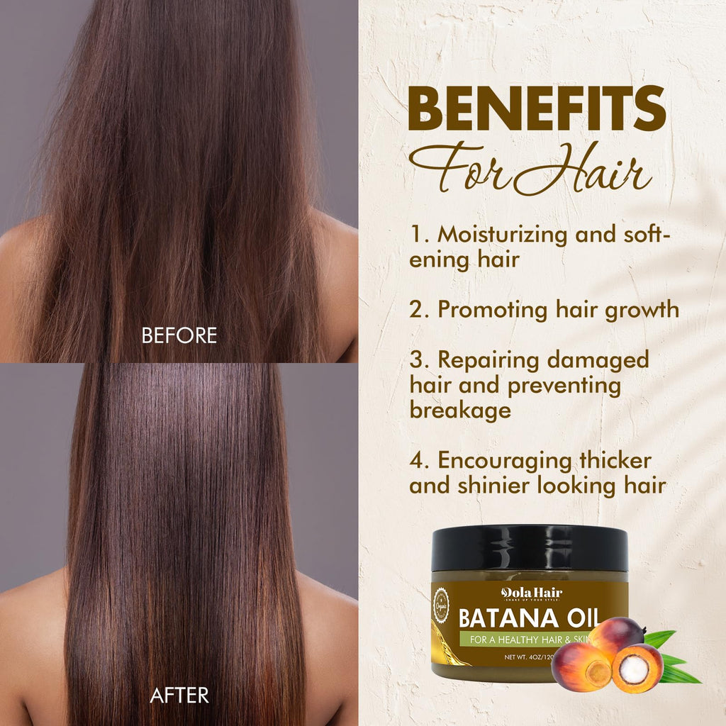Dolahair Batana Oil for Hair Growth – 100% Pure Batana Oil