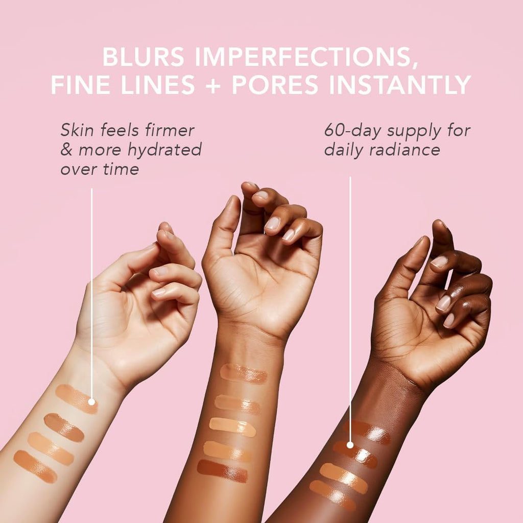 Doll 10 Peptide Bounce Balm Foundation Deep – Hydrating, Buildable Coverage for Mature Skin