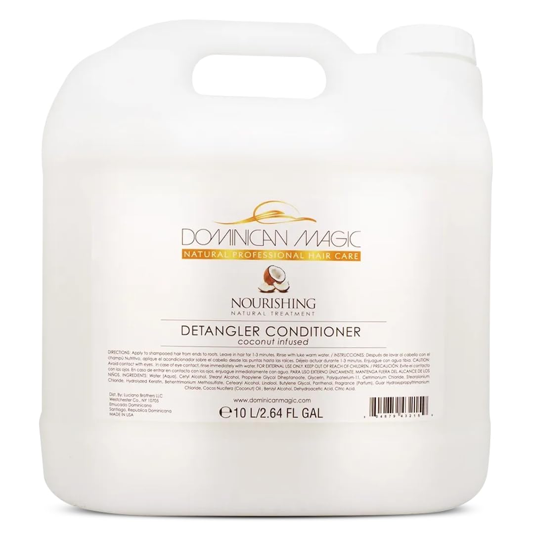 Dominican Magic Detangler Conditioner Coconut Infused 2.6 | Silky, Tangle-Free Hair