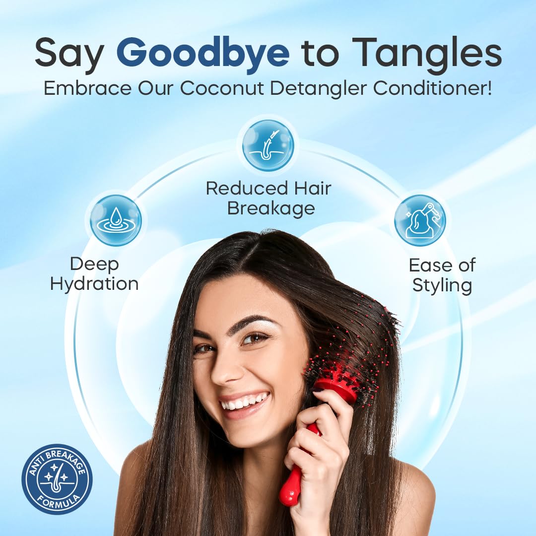 Dominican Magic Detangler Conditioner Coconut Infused 2.6 | Silky, Tangle-Free Hair