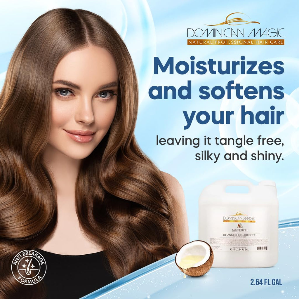 Dominican Magic Detangler Conditioner Coconut Infused 2.6 | Silky, Tangle-Free Hair