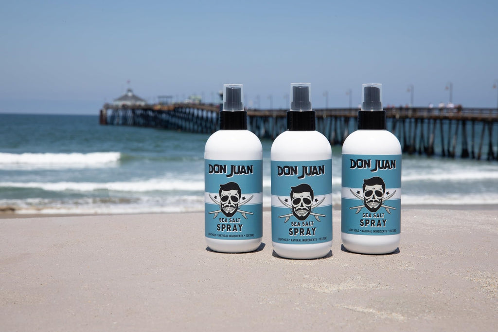 Don Juan Sea Salt Hair Styling Spray | Light Hold, Volume & Texture | Surf Wax Scent | 8 oz