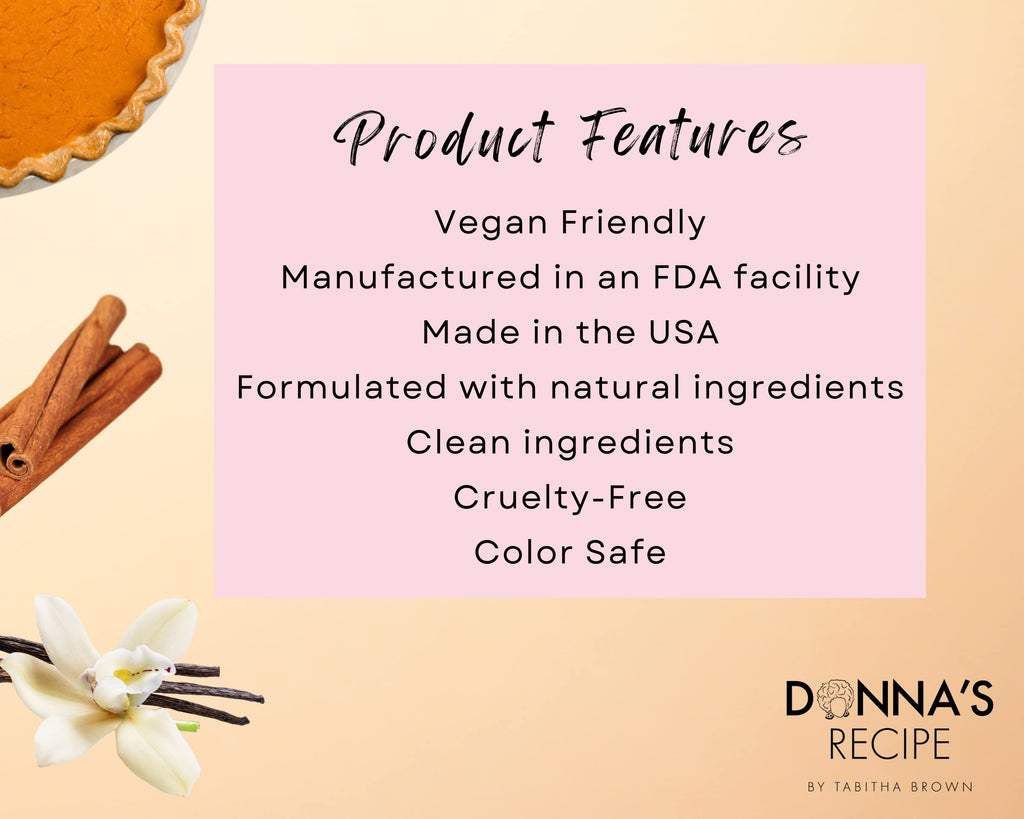 Donna's Recipe by Tabitha Brown Sweet Potato Pie Hair & Scalp Oil – Lightweight Moisture