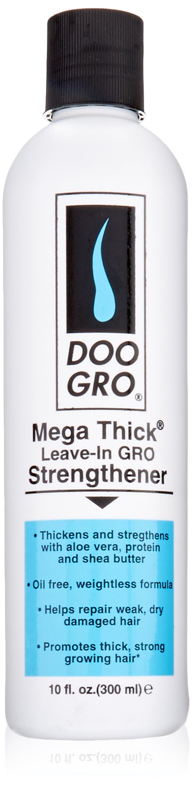 DOO GRO Mega Thick Strengthener Leave-In, 10 oz – Oil-Free & Weightless Hair Care
