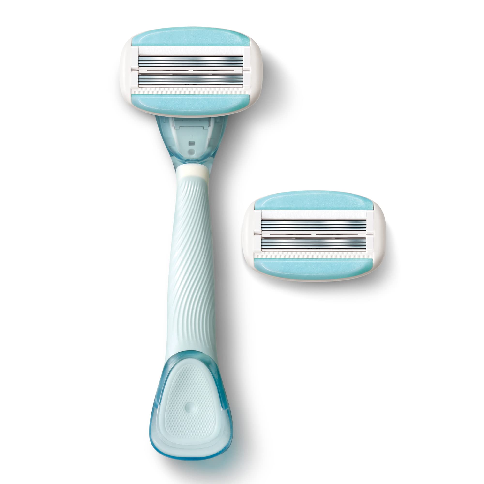 Dorco Eve6 Razor Set – 6-Blade Shave with Aloe Moisture Bar and Interchangeable Cartridges