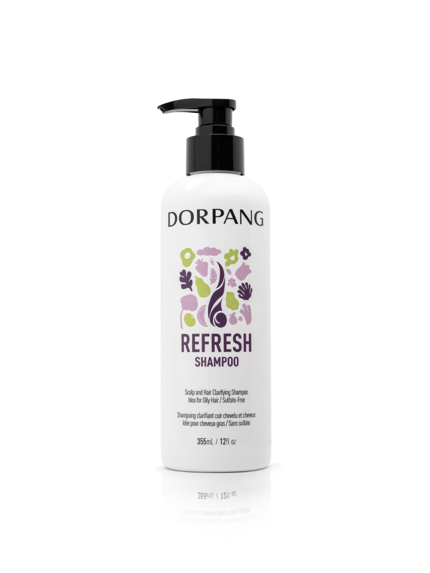 DORPANG Refresh Shampoo for Oily Hair & Dandruff – Oil Control, Volume Boost & Scalp Care, 355ml