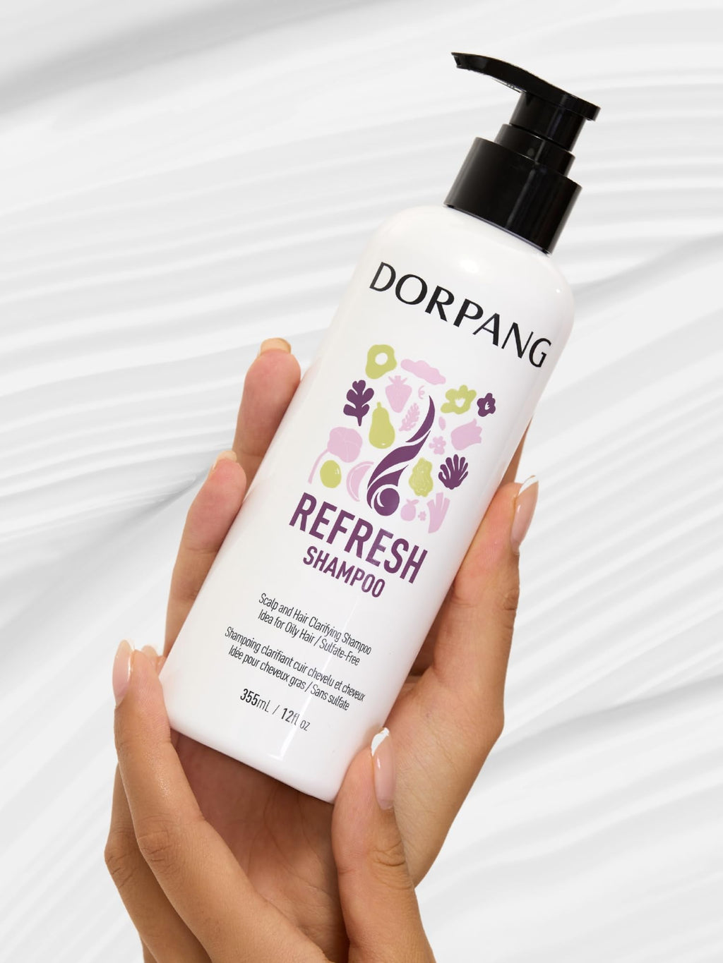 DORPANG Refresh Shampoo for Oily Hair & Dandruff – Oil Control, Volume Boost & Scalp Care, 355ml