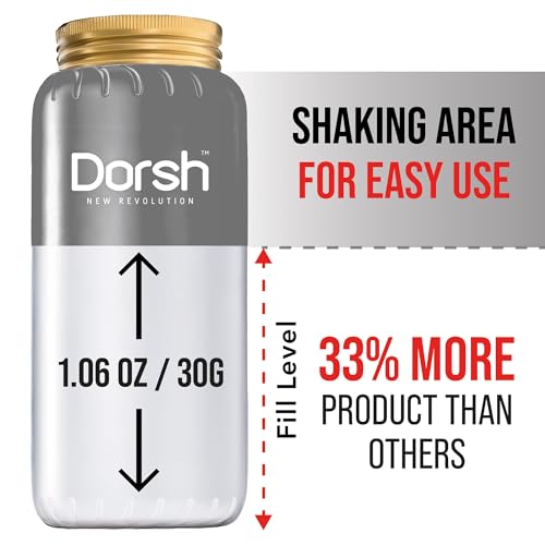 Dorsh Hair Texture Powder for Men – Strong Hold, Matte Finish, No Residue | 33% More Product